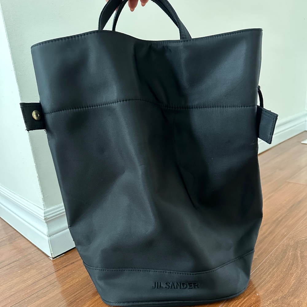 JIL SANDER Nylon Bucket Bag